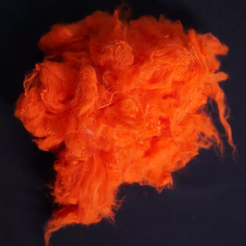 Orange Red Aramid Sợi ngắn